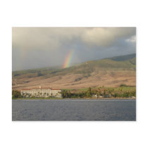 Rainbow over Maui postcards by czazzlem Rainbow over Maui postcards