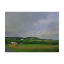 Rainbow Over Middle Creek Post Card
