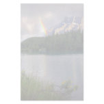 Rainbow over Mountain Stationery Paper