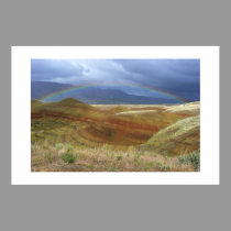 Rainbow Over Painted Hills posters by krickerd Rainbow Over Painted Hills posters