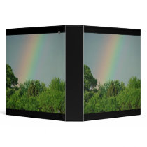 Rainbow Over The Trees Vinyl Binders