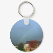 Rainbow Over Tonbridge 21-10-06_0857 keychains by Moondial Rainbow Over Tonbridge 21-10-06_0857 keychains