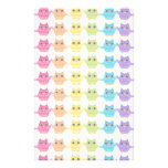 Rainbow Owls Personalized Stationery
