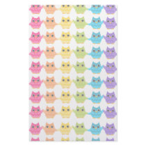 Rainbow Owls stationery by candystore Rainbow Owls stationery