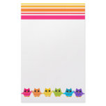 Rainbow Owls Stationery