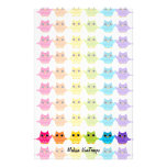 Rainbow Owls Stationery