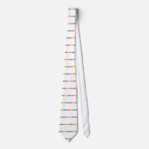 Rainbow Owls Custom Tie