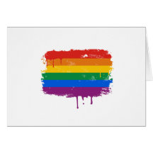 Rainbow Paint Card