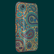 Rainbow Paisley Tough Iphone 3 Cases