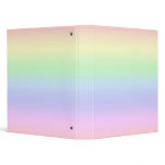 Rainbow Pastel Binder