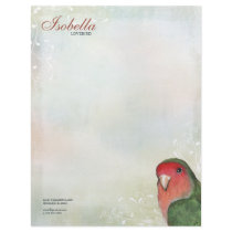 Rainbow Pastel & Lovebird Personal Letterhead