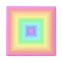 rainbow pastel magnets