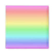 Rainbow Pastel magnets