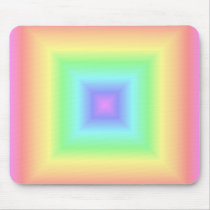 rainbow pastel mousepads