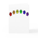 Rainbow Pawprints cards by RIPetshopboy Rainbow Pawprints cards