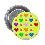 Rainbow Peace Button