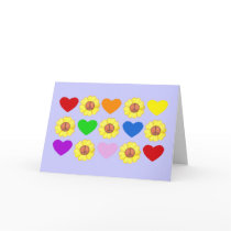 Rainbow Peace Card