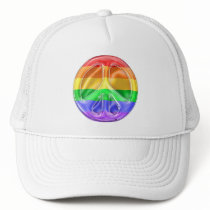 Rainbow Peace Flag Hat