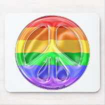 Rainbow Peace Flag Mousepad