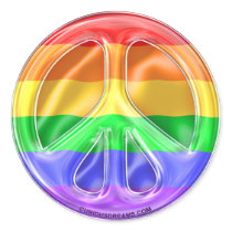 Rainbow Peace Flag Sticker
