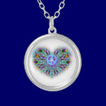 Rainbow peace kaleidoscope necklace necklaces