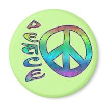 Rainbow Peace Magnets