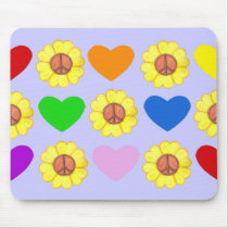 Rainbow Peace Mouse Pad mousepads by IArtist40 Rainbow Peace Mouse Pad mousepads