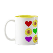 Rainbow Peace Mug