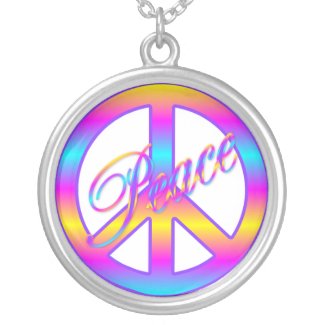 Rainbow Peace Necklace necklace