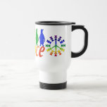 Rainbow Peace Penguins Mug