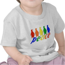 Rainbow Peace Penguins Shirt