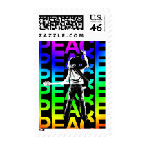 Rainbow Peace - Postage