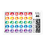Rainbow PEACE Stamps