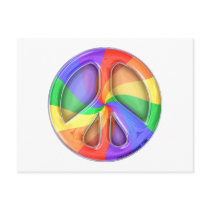 Rainbow Peace Postcard
