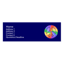 Rainbow Peace Profile Card profile cards