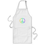 Rainbow Peace Sign Aprons