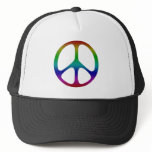 Rainbow Peace Sign Hat
