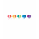 Rainbow Peace Sign HEARTS t-shirt by SBeise Rainbow Peace Sign HEARTS t-shirt