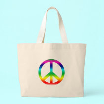 Rainbow Peace Sign Products bags