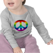 Rainbow Peace Sign Tees