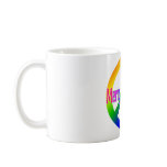 Rainbow Peace Sign with Merry Christmas! Mug