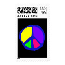 Rainbow Peace stamp by Swe3tnsourchicke Rainbow Peace stamp