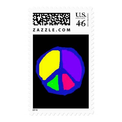 Rainbow Peace stamp by Swe3tnsourchicke