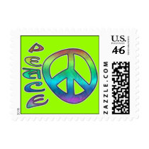 Rainbow Peace Stamps
