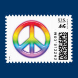 Rainbow Peace Symbol Postage Stamps