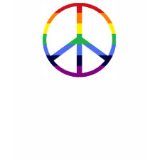 rainbow peace shirt