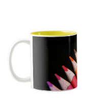 Rainbow pencils mugs