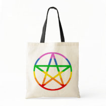 Rainbow Pentacle bags by rainbowthree Rainbow Pentacle bags