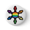Rainbow People Circle buttons