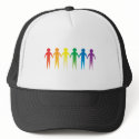 Rainbow People hats